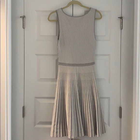 Grey and white striped sundress - Picture 2 of 2